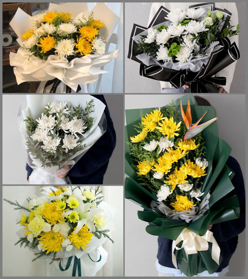 江西赣州瑞金市叶坪乡白事花束代送